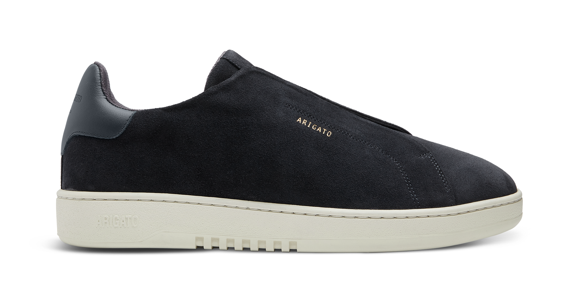 Dice Laceless Sneaker - Dark Blue/Off White