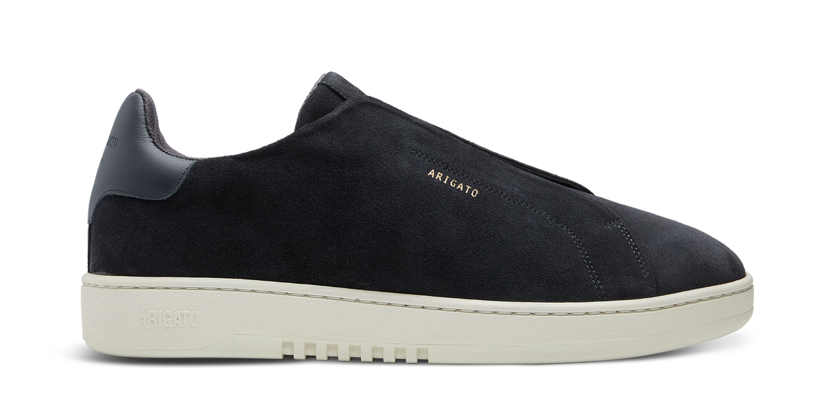 Dice Laceless Sneaker - Dark Blue/Off White