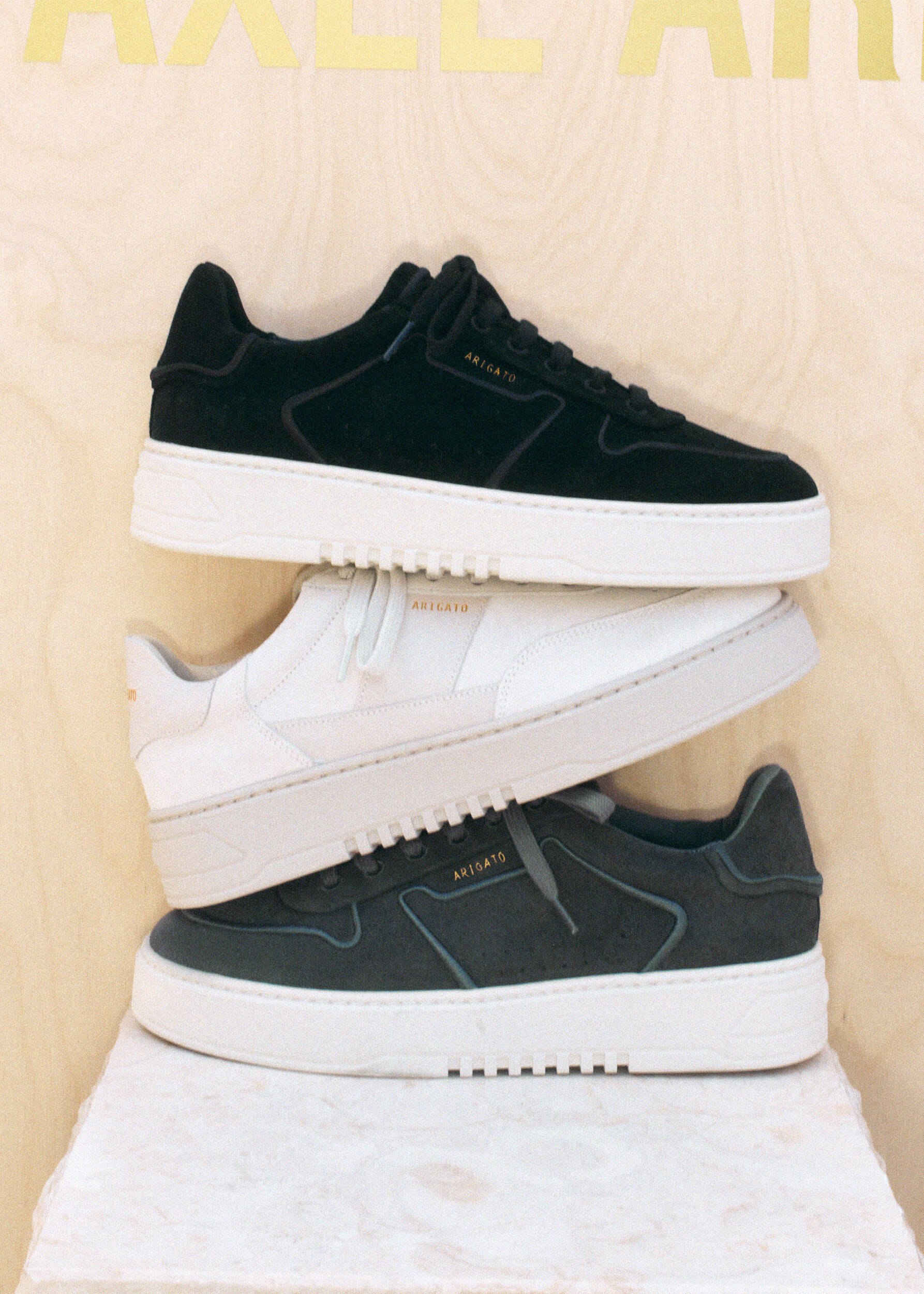 Orbit Embroidery Sneaker - Black/Off White