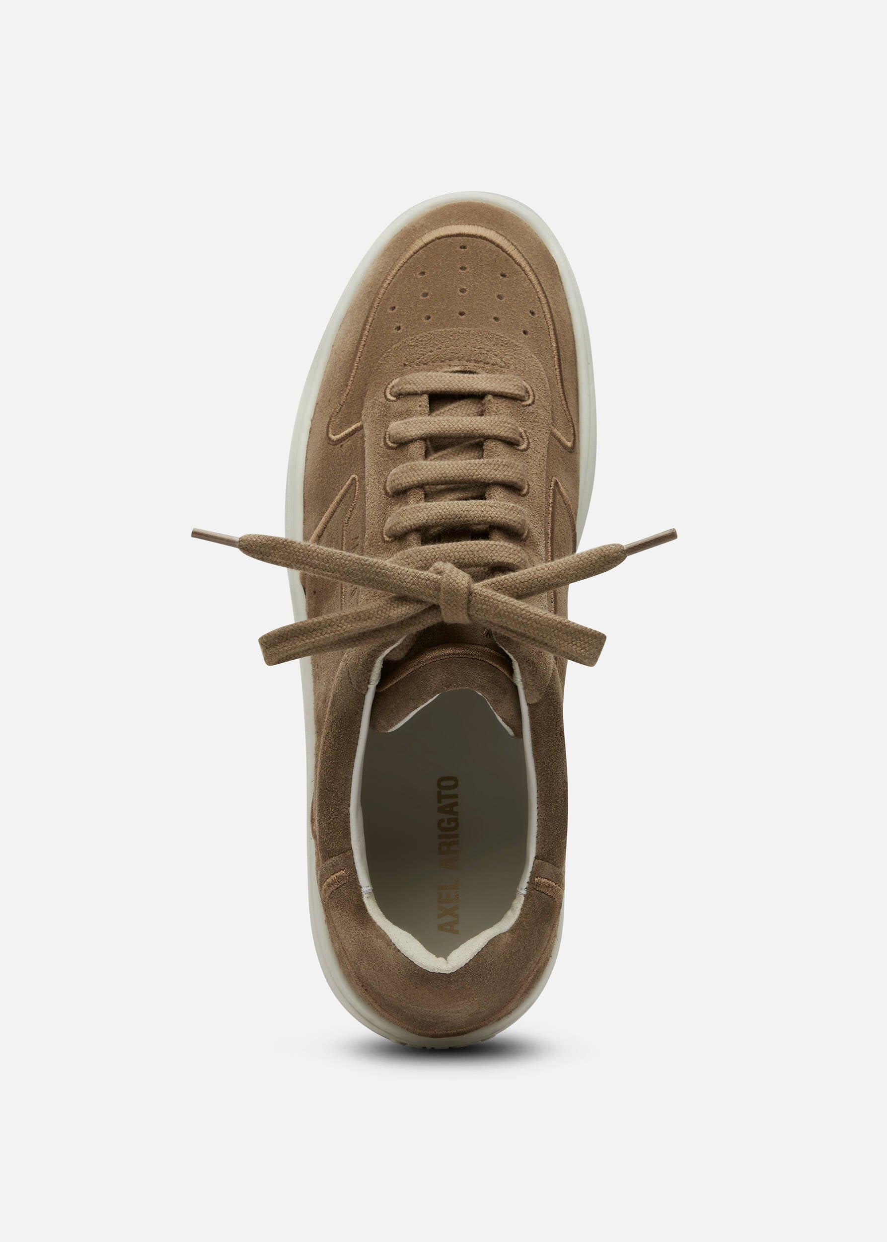 Orbit Embroidery Sneaker - Brown/Off White
