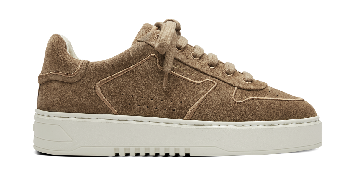 Orbit Embroidery Sneaker - Brown/Off White