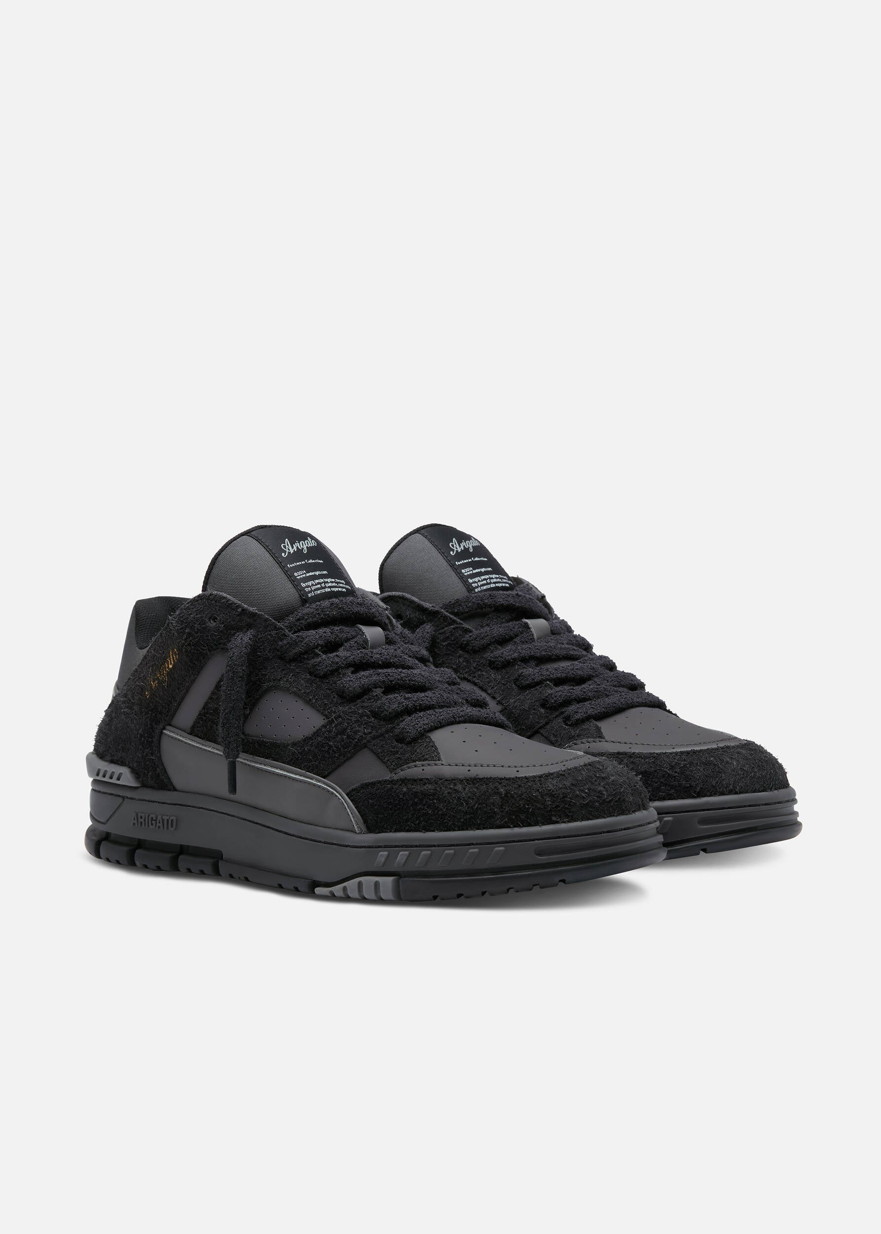 Area Lo Fluffy Sneaker - Black/Off Black