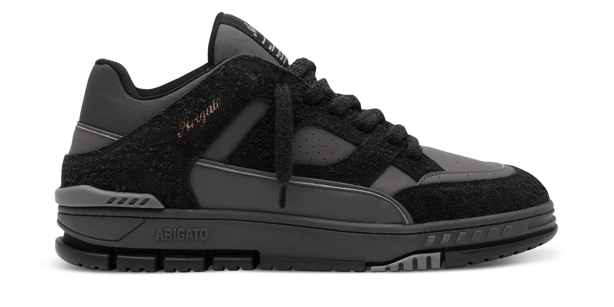 Area Lo Fluffy Sneaker - Black/Off Black