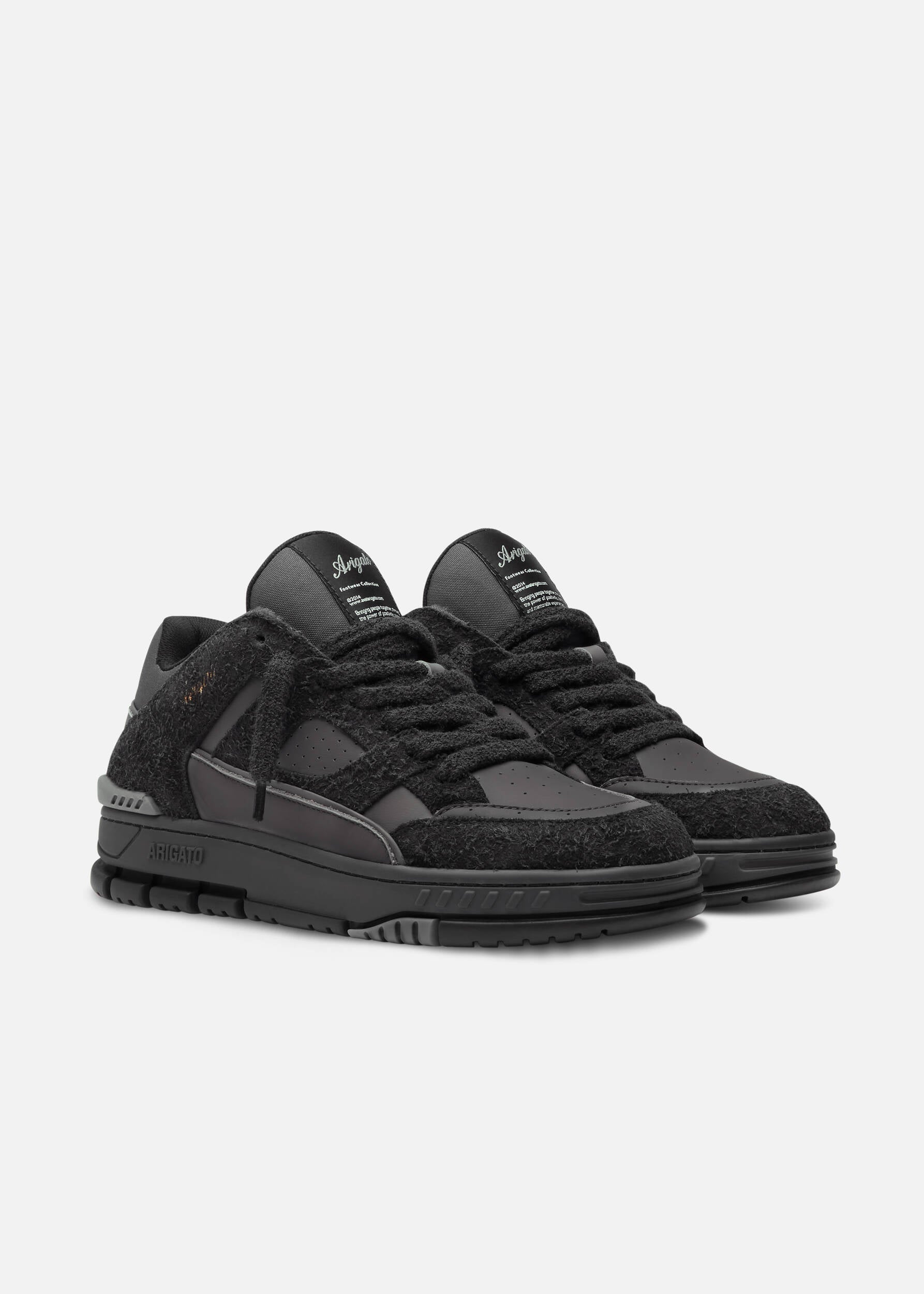 Area Lo Fluffy Sneaker - Black/Off Black