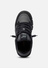 Area Lo Fluffy Sneaker - Black/Off Black