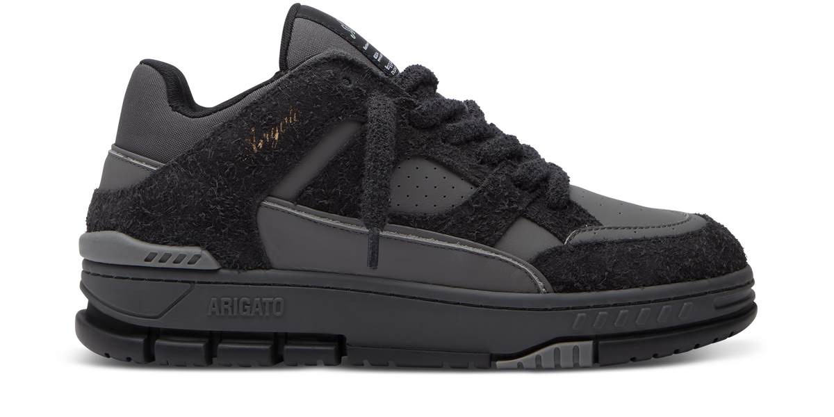 Area Lo Fluffy Sneaker - Black/Off Black