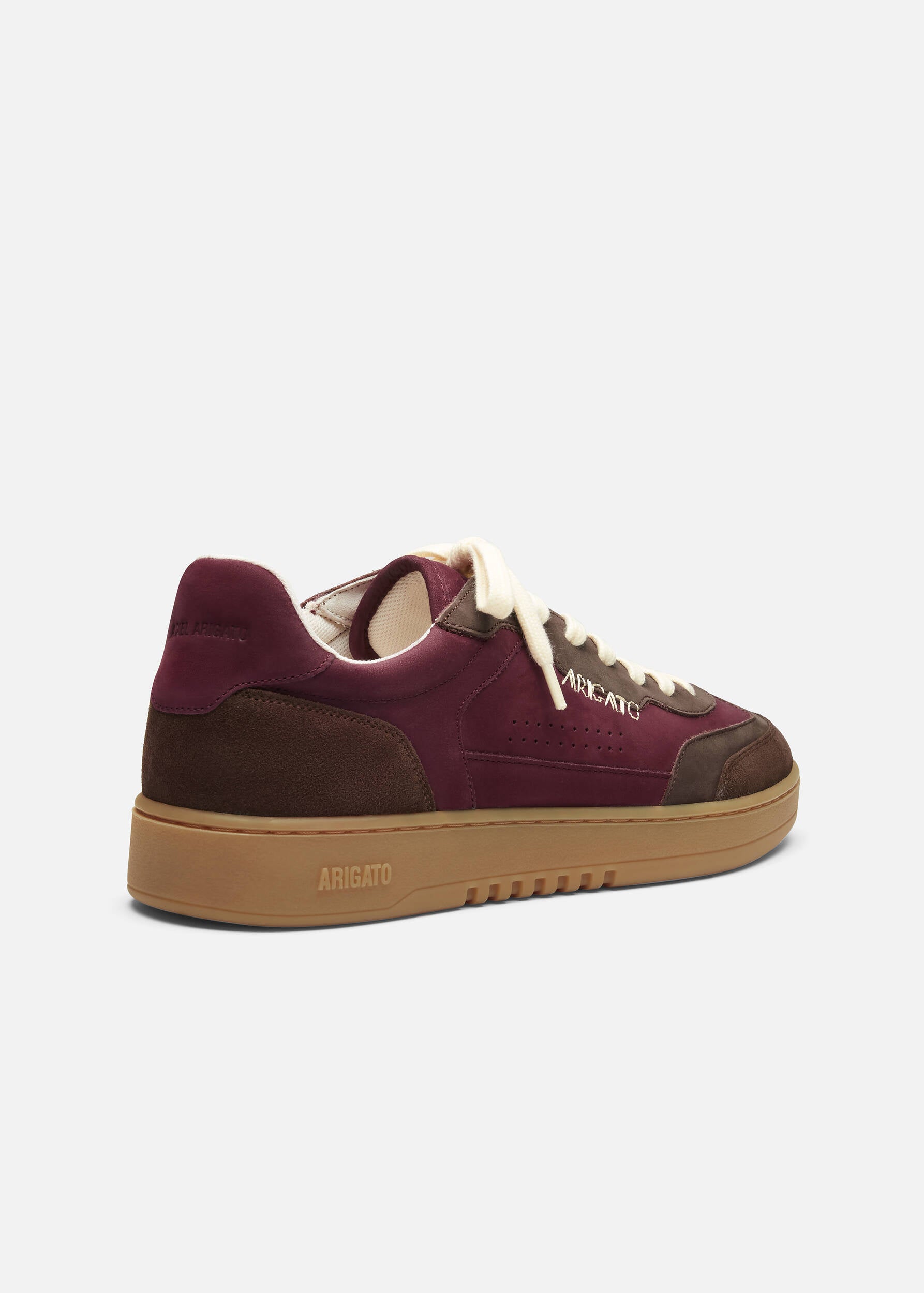 Dice T-Toe Sneaker - Burgundy/Brown