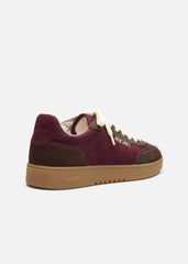 Dice T-Toe Sneaker - Burgundy/Brown