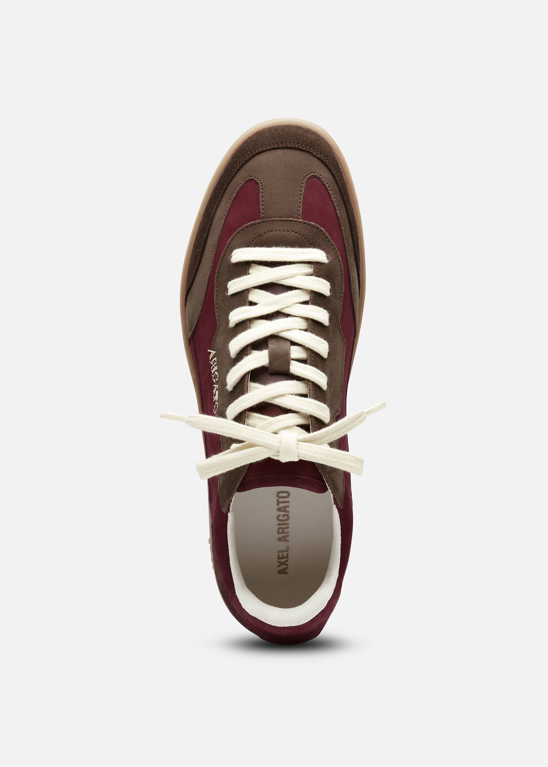 Dice T-Toe Sneaker - Burgundy/Brown