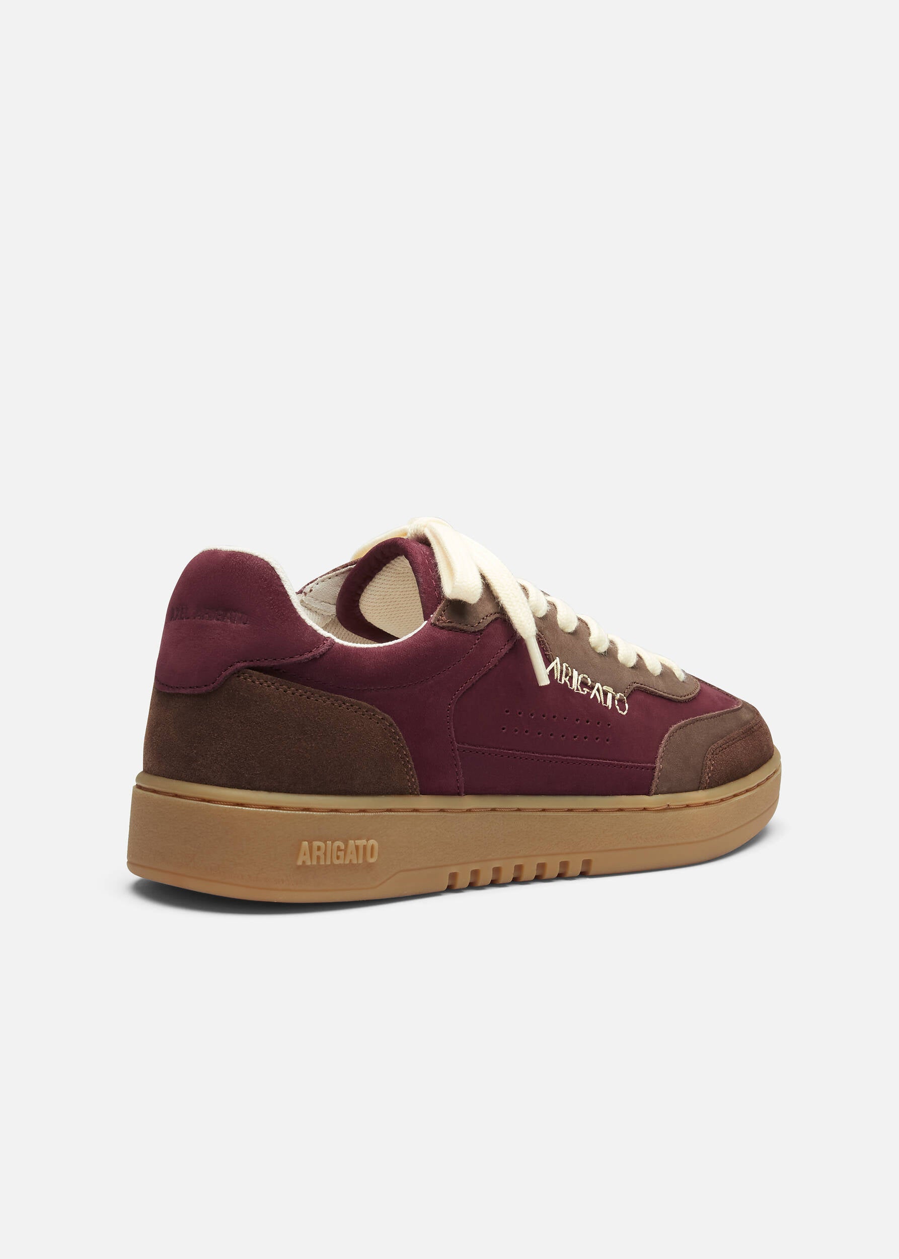 Dice T-Toe Sneaker - Burgundy/Brown
