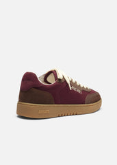 Dice T-Toe Sneaker - Burgundy/Brown