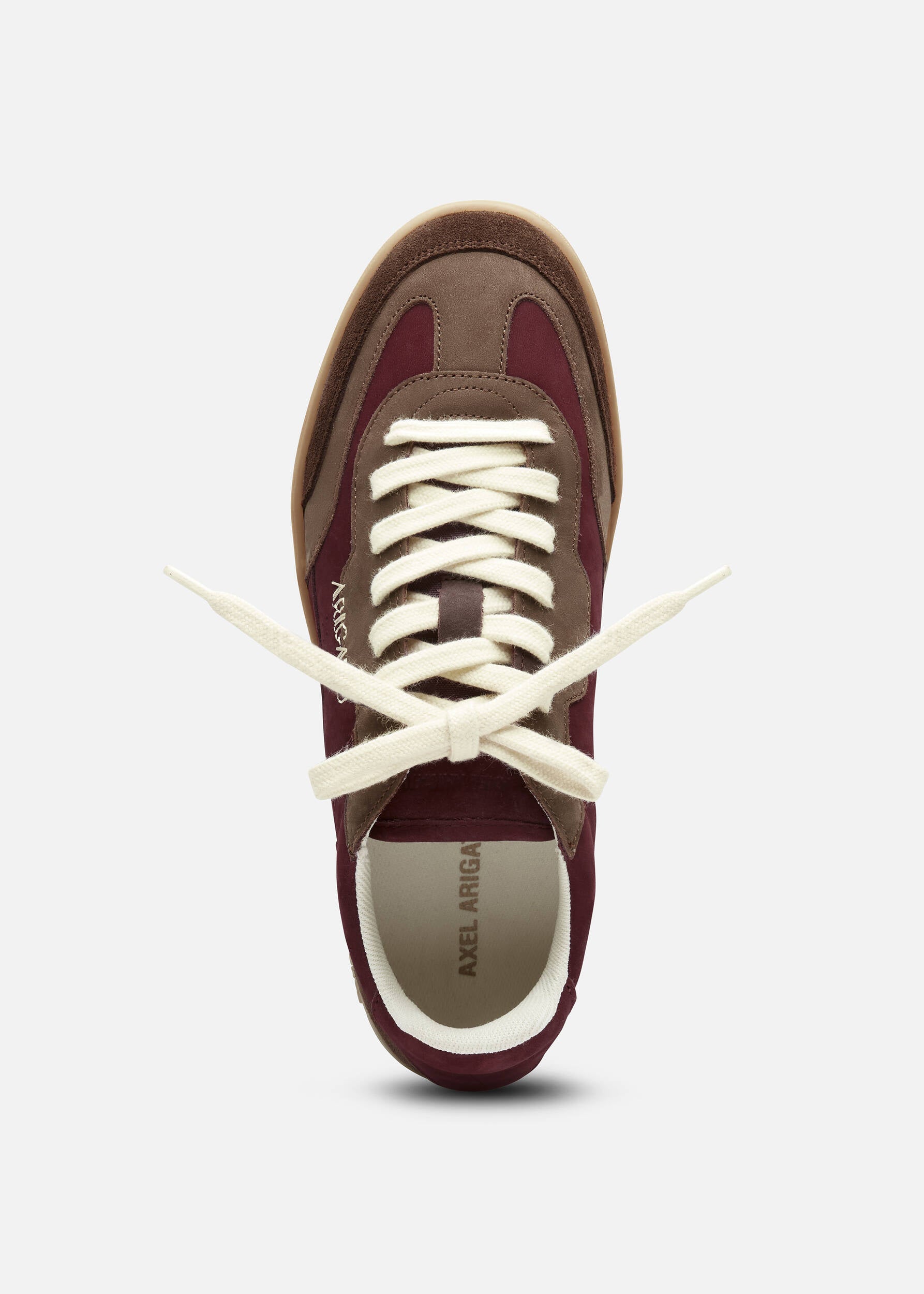 Dice T-Toe Sneaker - Burgundy/Brown