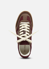Dice T-Toe Sneaker - Burgundy/Brown