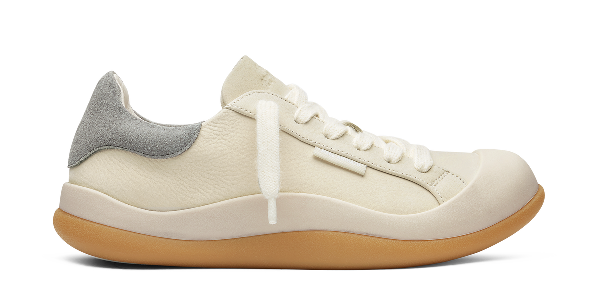 Squish Sneaker - Light Beige/Gum