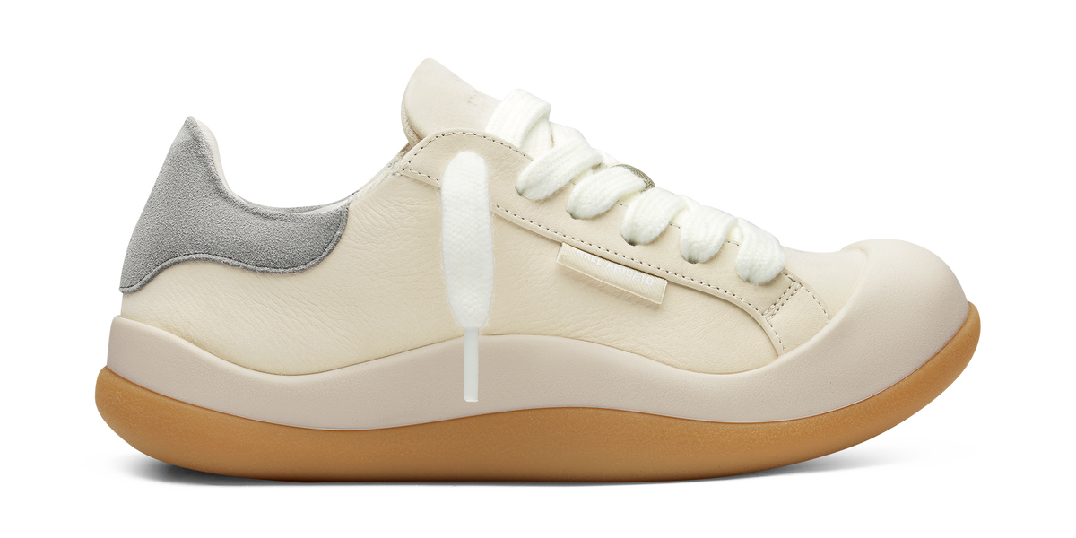 Squish Sneaker - Light Beige/Gum