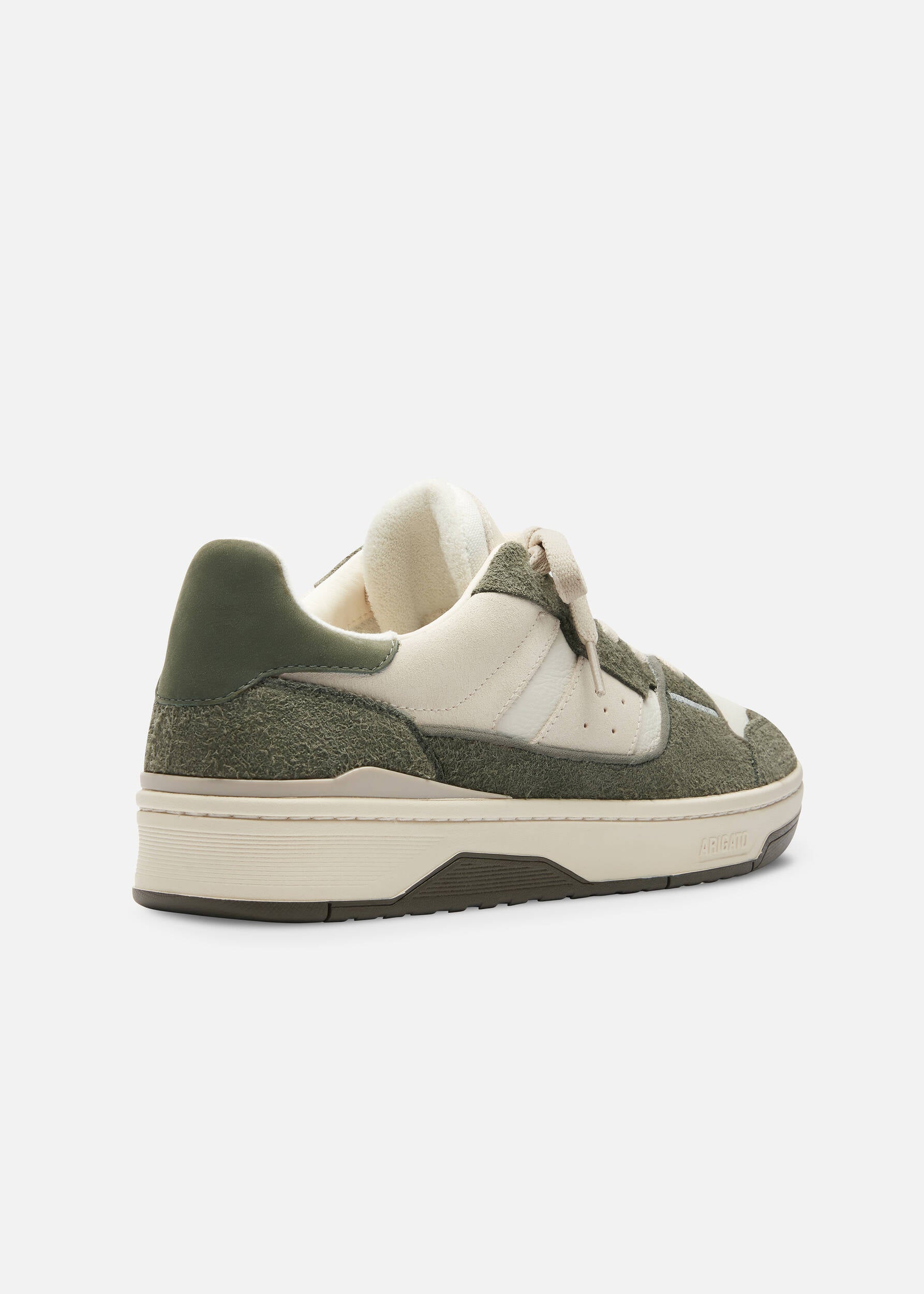 Clay Sneaker - Light Beige/Dark Green