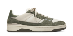 Clay Sneaker - Light Beige/Dark Green