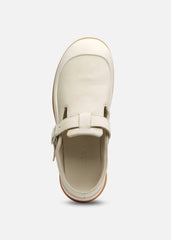 Squish T-Bar Mule - Light Beige/Gum