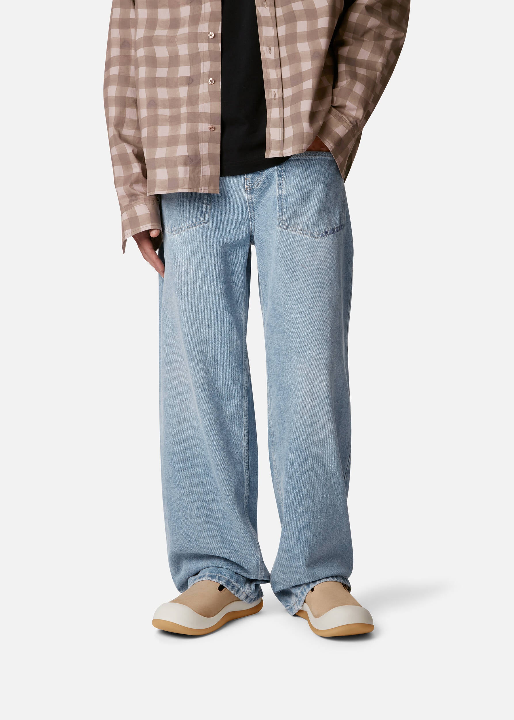 Squish T-Bar Mule - Tan/Gum