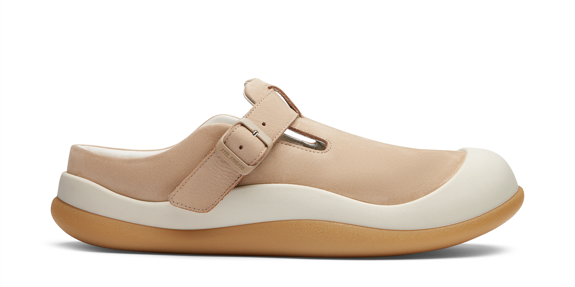 Squish T-Bar Mule - Tan/Gum