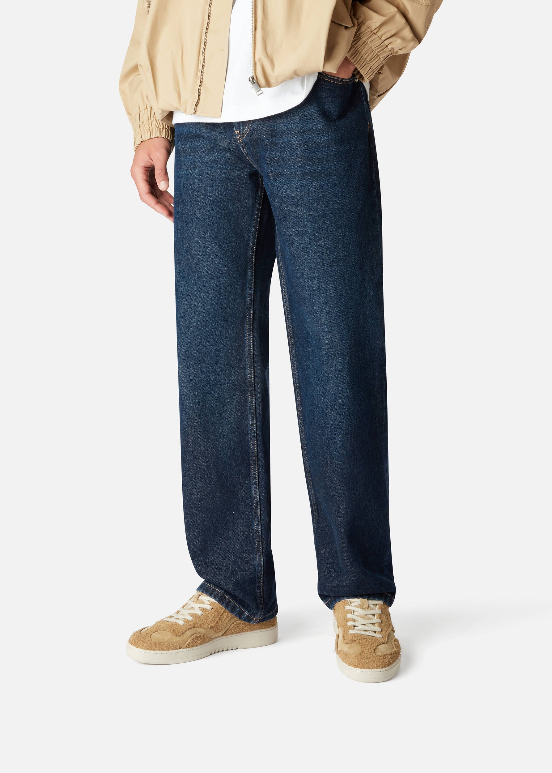 Dice Lo Sneaker - Light Tan/Off White