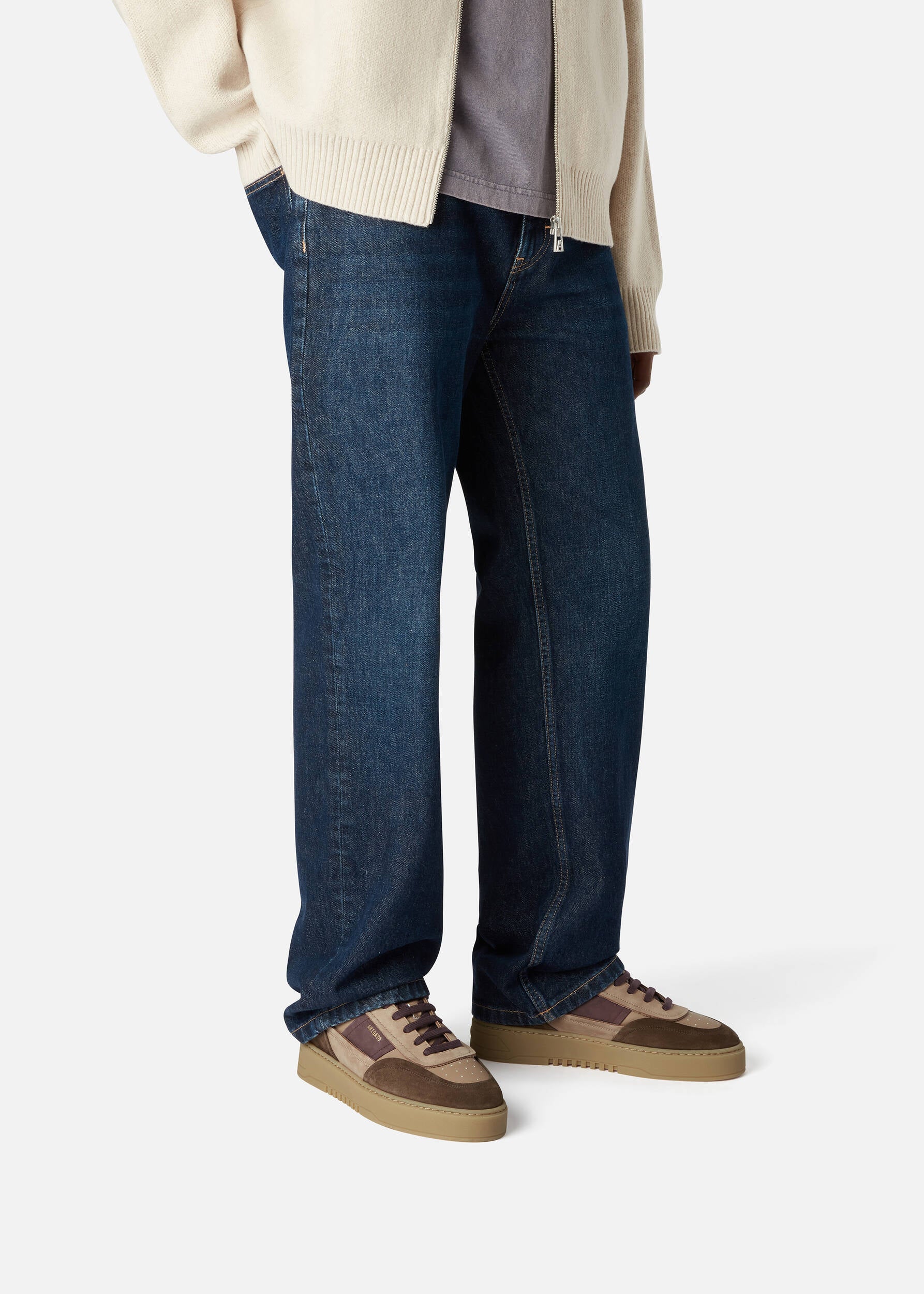 Orbit Edge Sneaker - Tan/Dark Brown