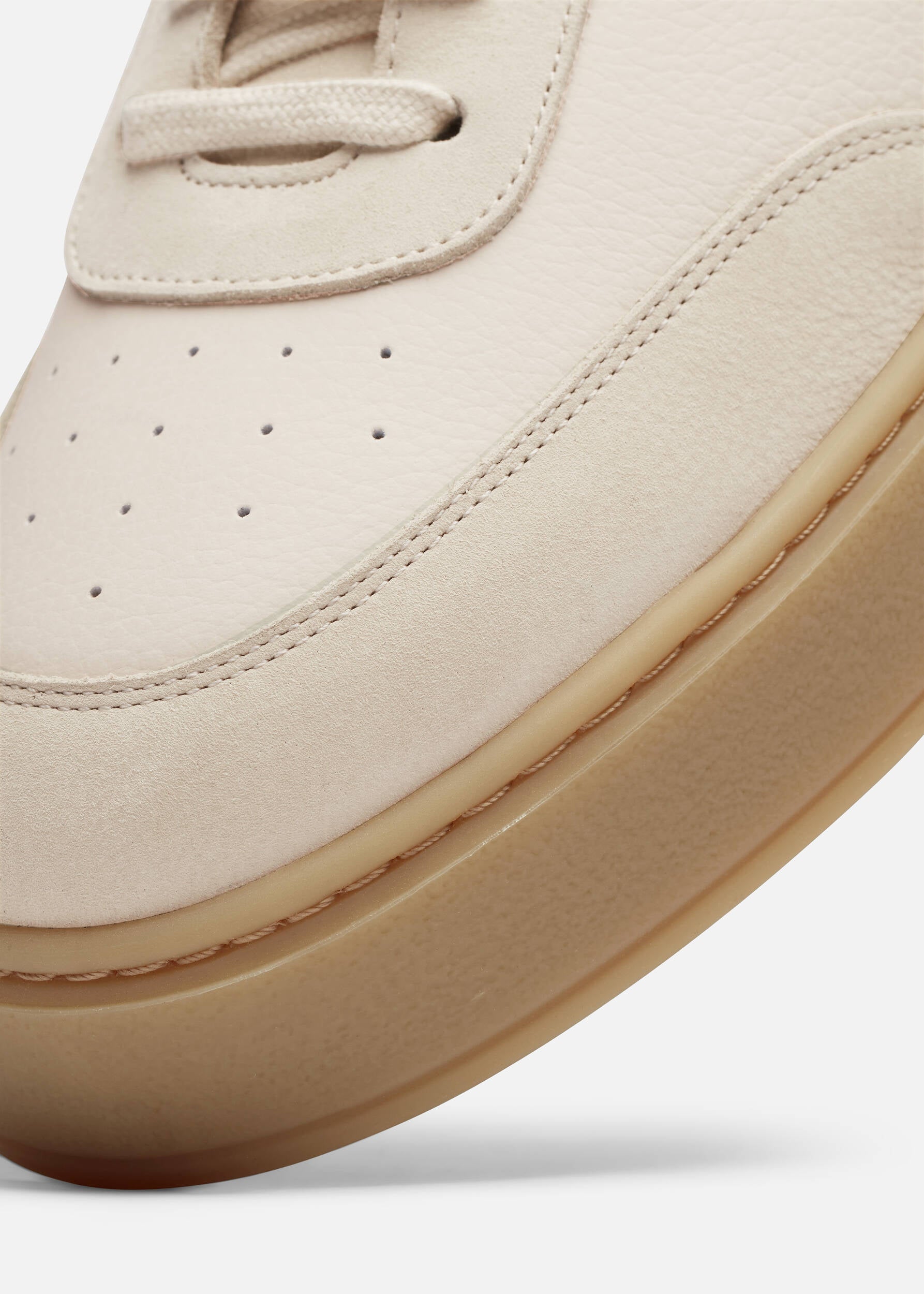 Orbit Vintage Sneaker - Off White/Green