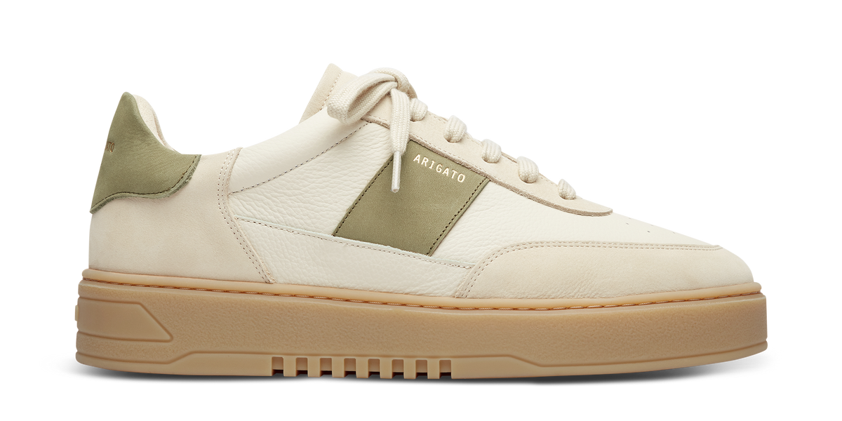 Orbit Vintage Sneaker - Off White/Green