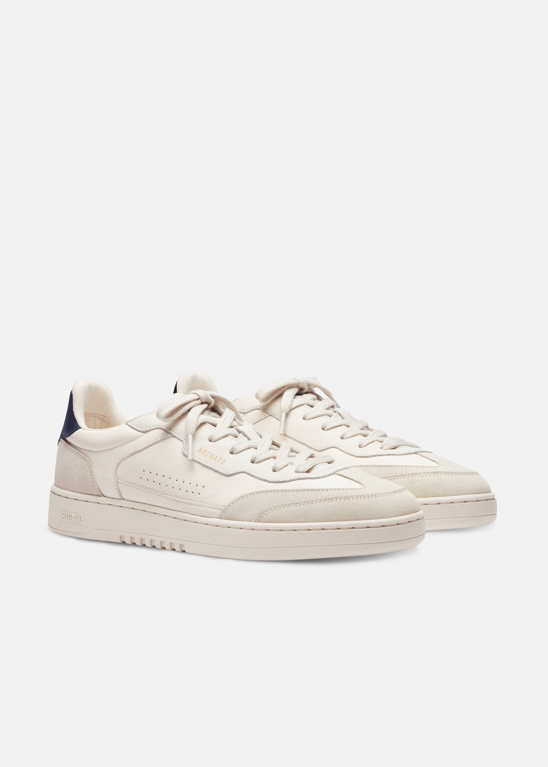 Dice T-Toe Sneaker - Light Beige/Dark Blue