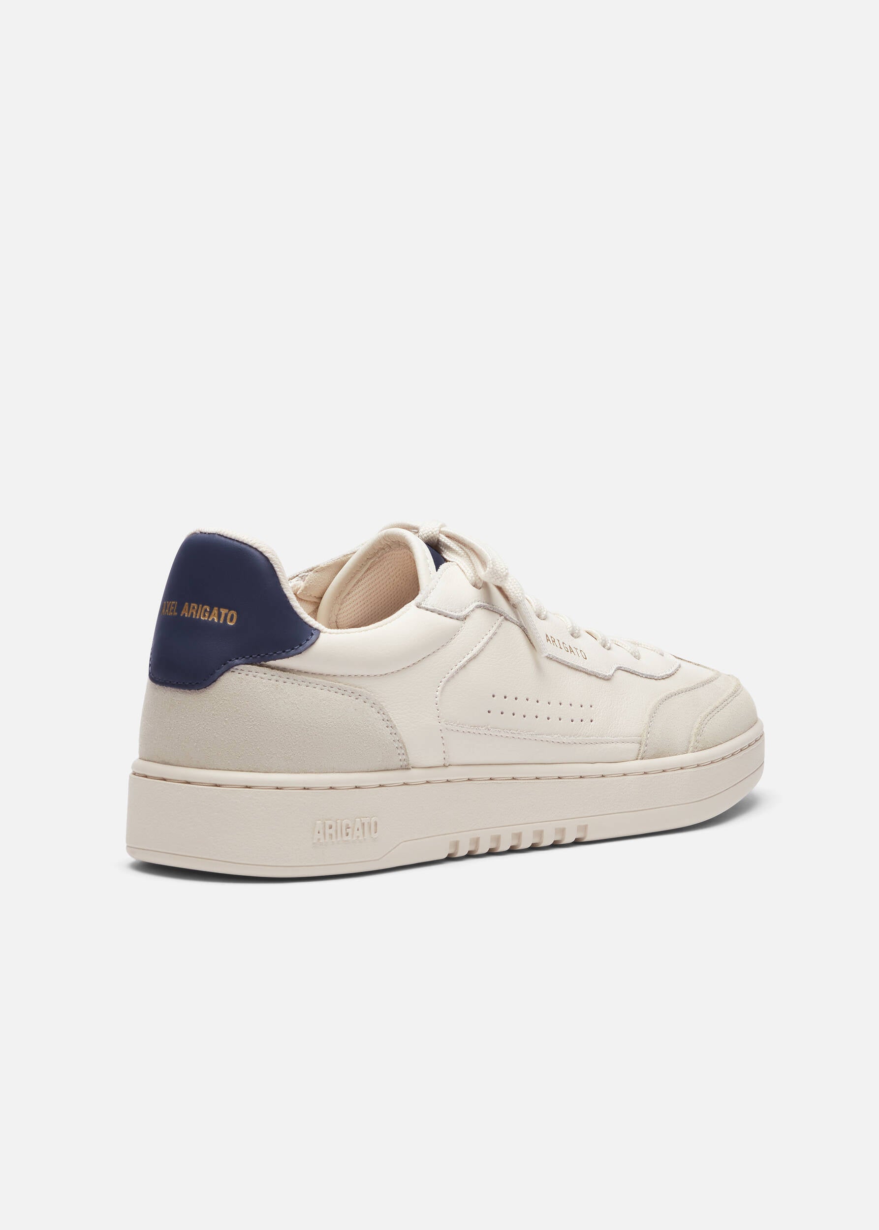 Dice T-Toe Sneaker - Light Beige/Dark Blue