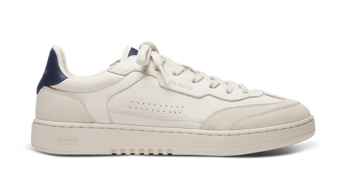 Dice T-Toe Sneaker - Light Beige/Dark Blue