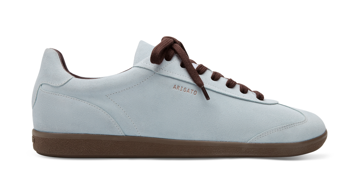 Zane Sneaker - Light Blue/Dark Brown