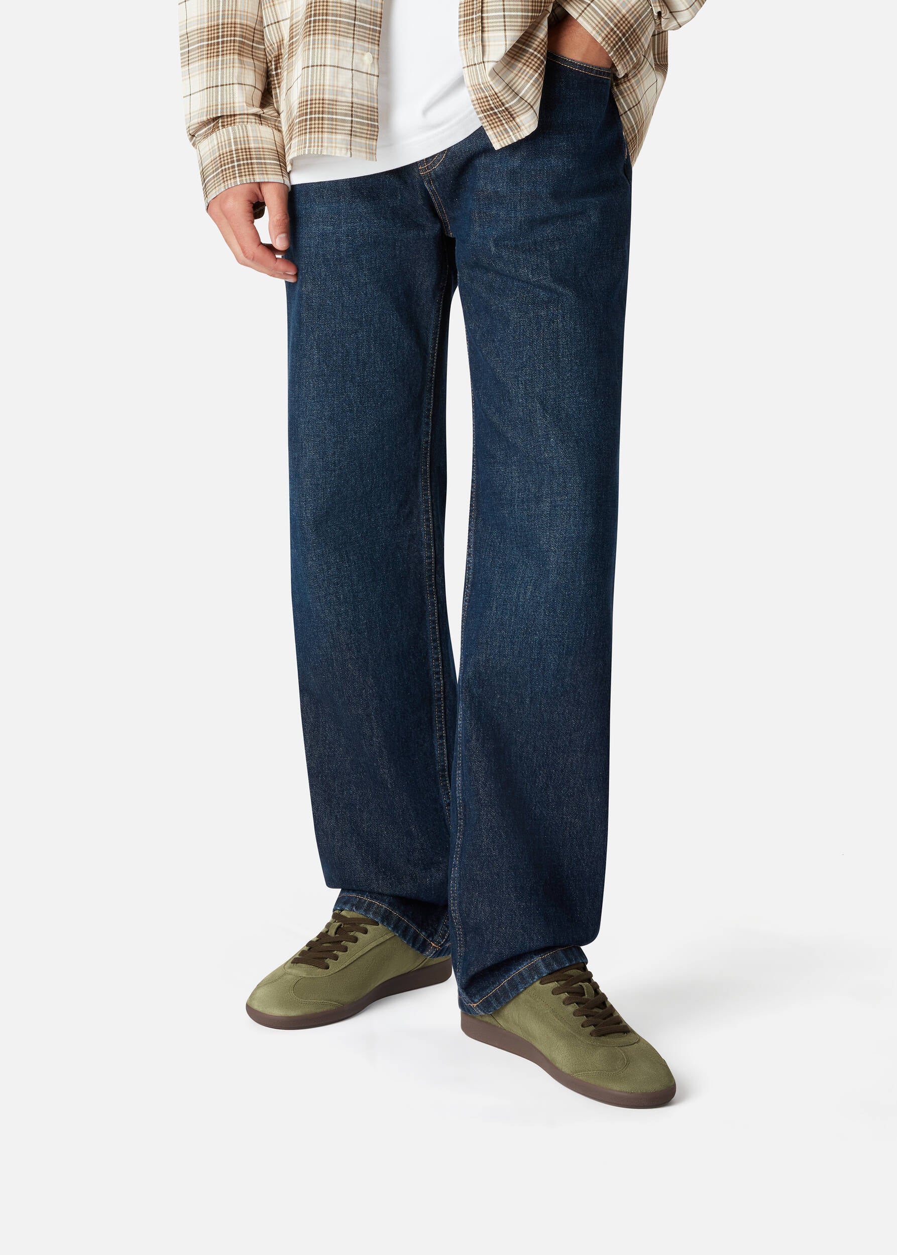 Zane Sneaker - Dark Green/Dark Brown