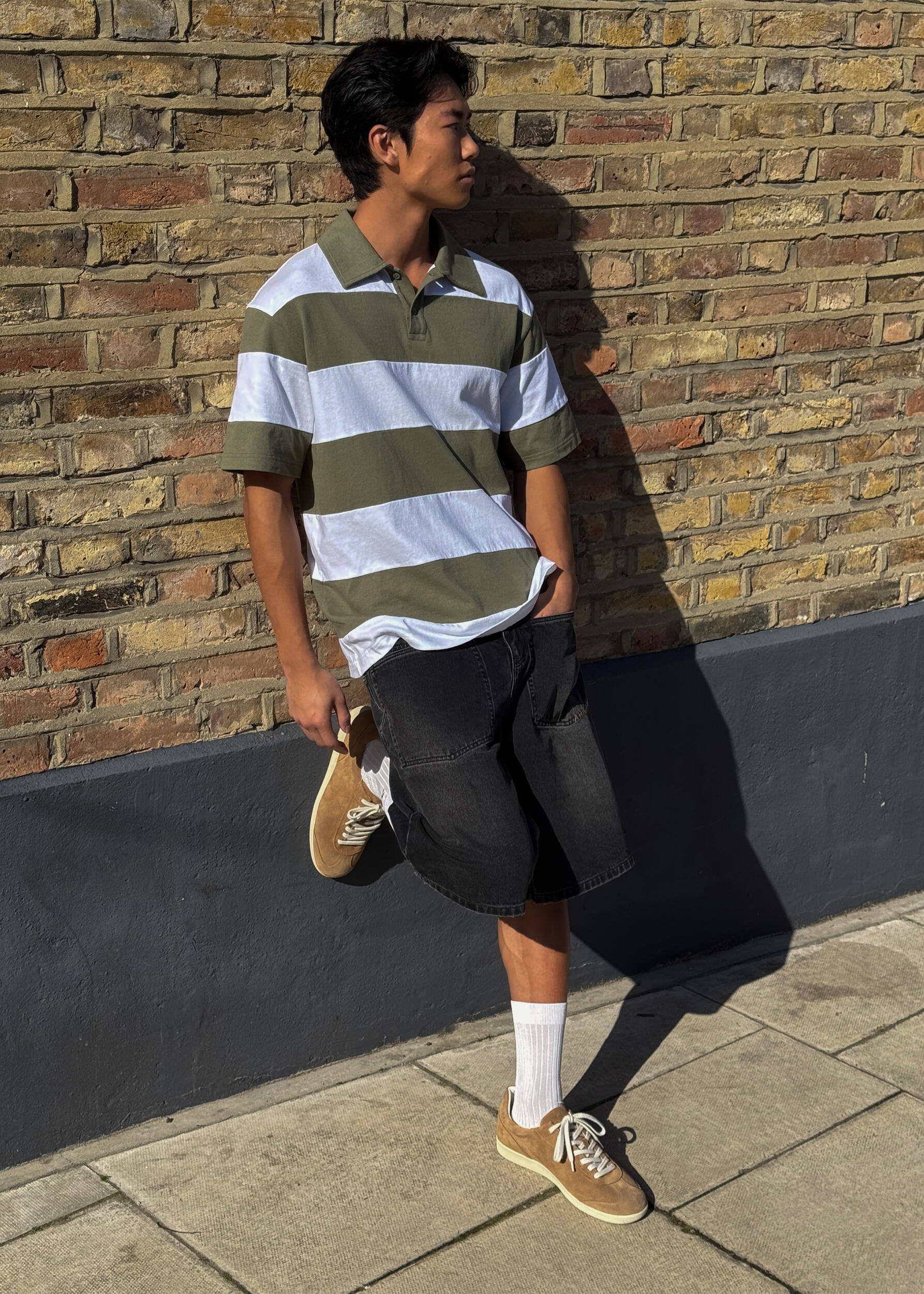 Zane Sneaker - Tan/Off White