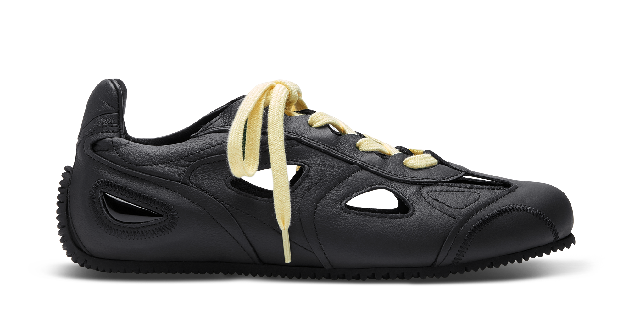 Slow Ballet Sneaker - Off Black/Yellow