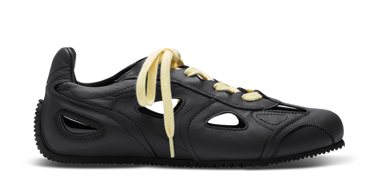 Slow Ballet Sneaker - Off Black/Yellow