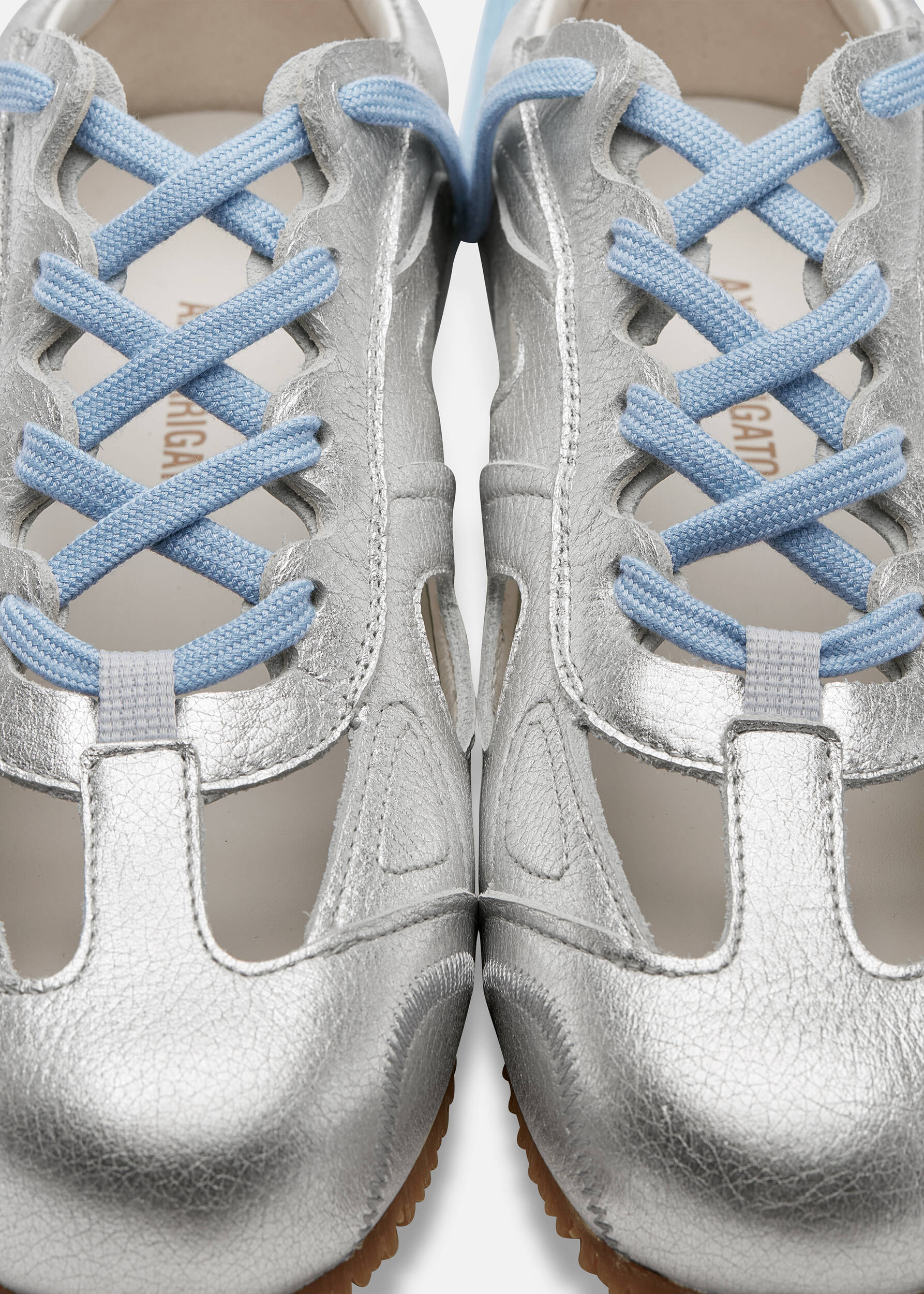 Slow Ballet Sneaker - Silver/Light Blue