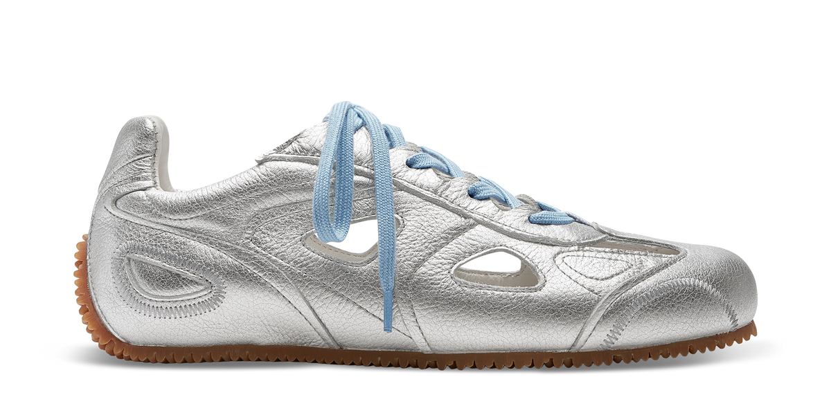 Slow Ballet Sneaker - Silver/Light Blue