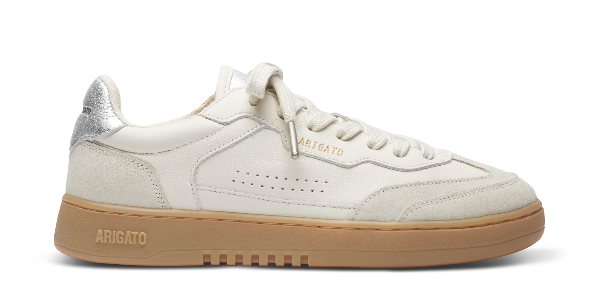 Dice T-Toe Sneaker - Off White/Silver
