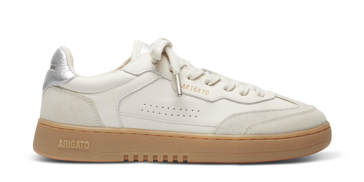 Dice T-Toe Sneaker - Off White/Silver