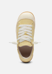 Squish Sneaker - Yellow/Gum