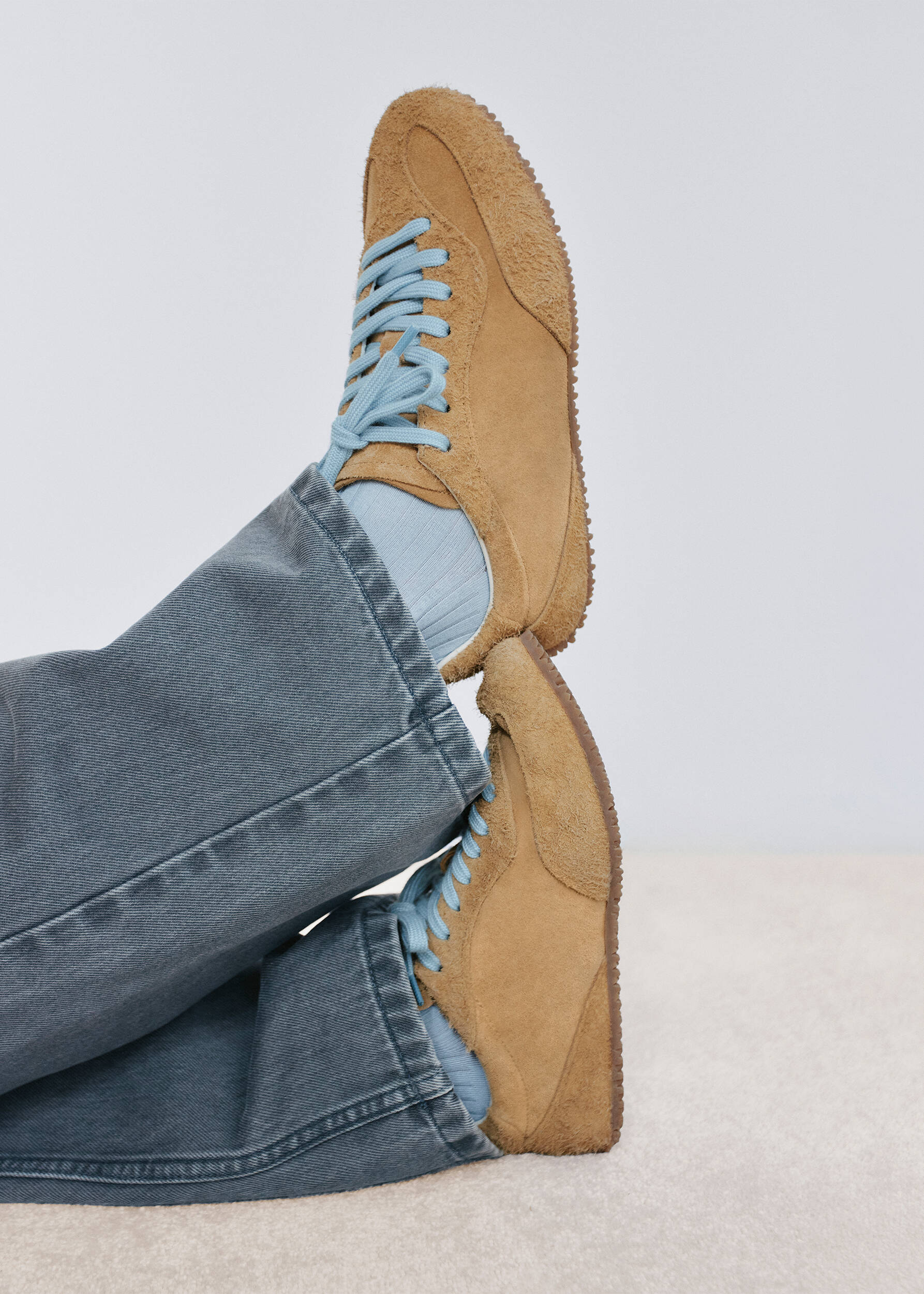 Daze Runner - Tan/Light Blue