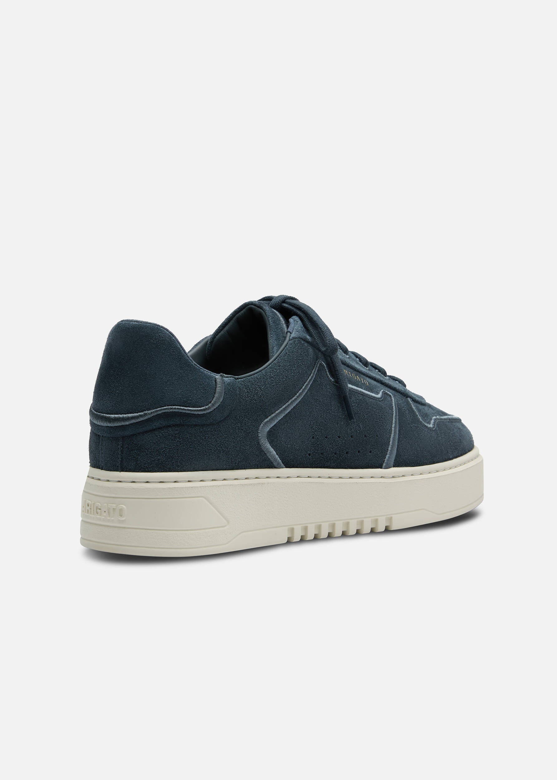 Orbit Embroidery Sneaker - Dark Blue/Off White