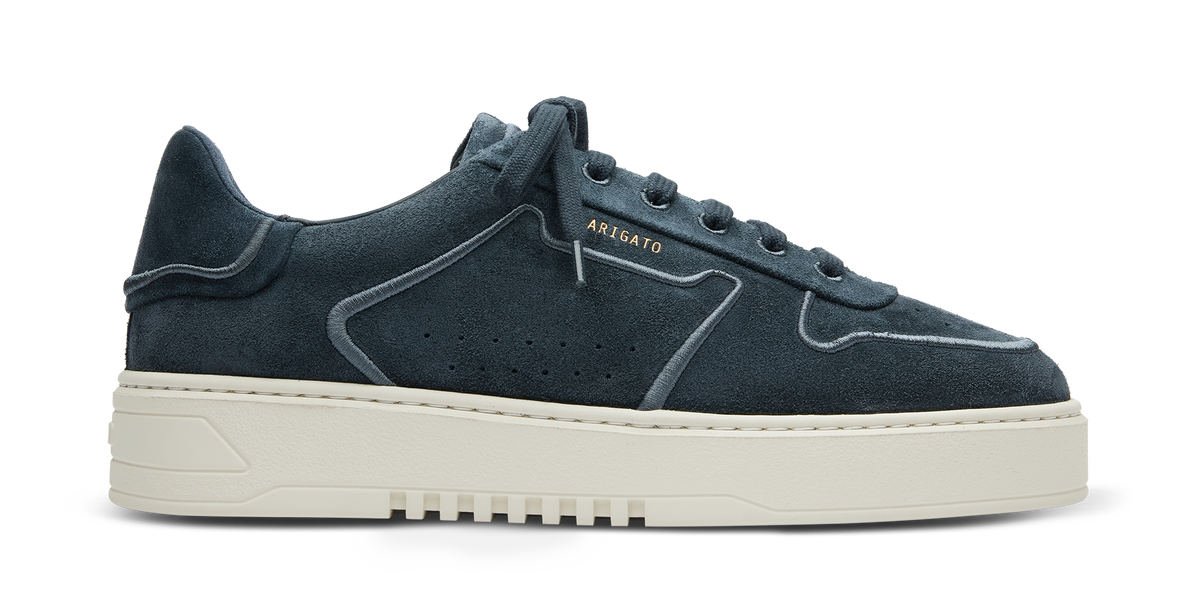 Orbit Embroidery Sneaker - Dark Blue/Off White