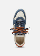 Dice Lo Sneaker - Off White/Dark Blue