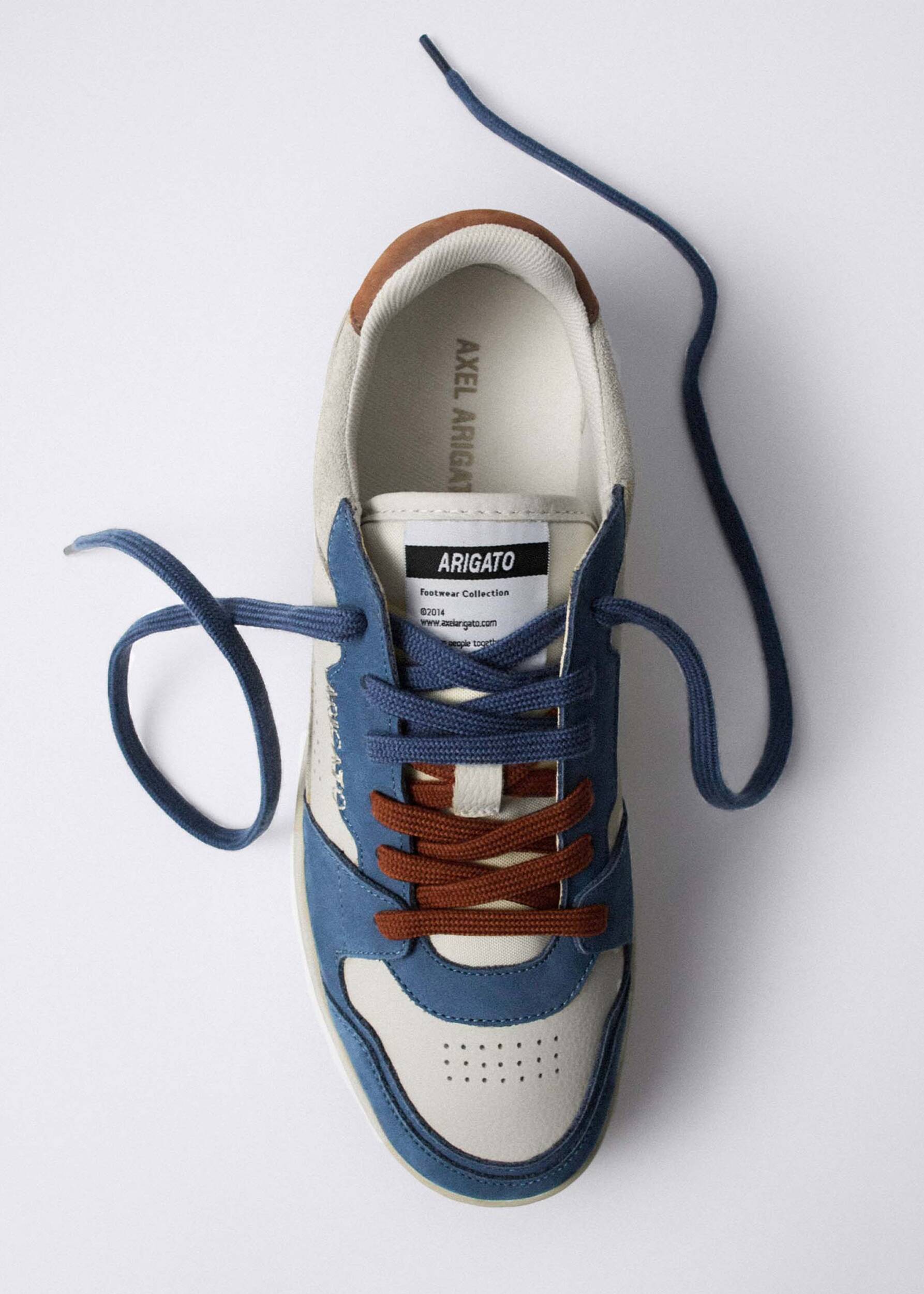 Dice Lo Sneaker - Off White/Dark Blue