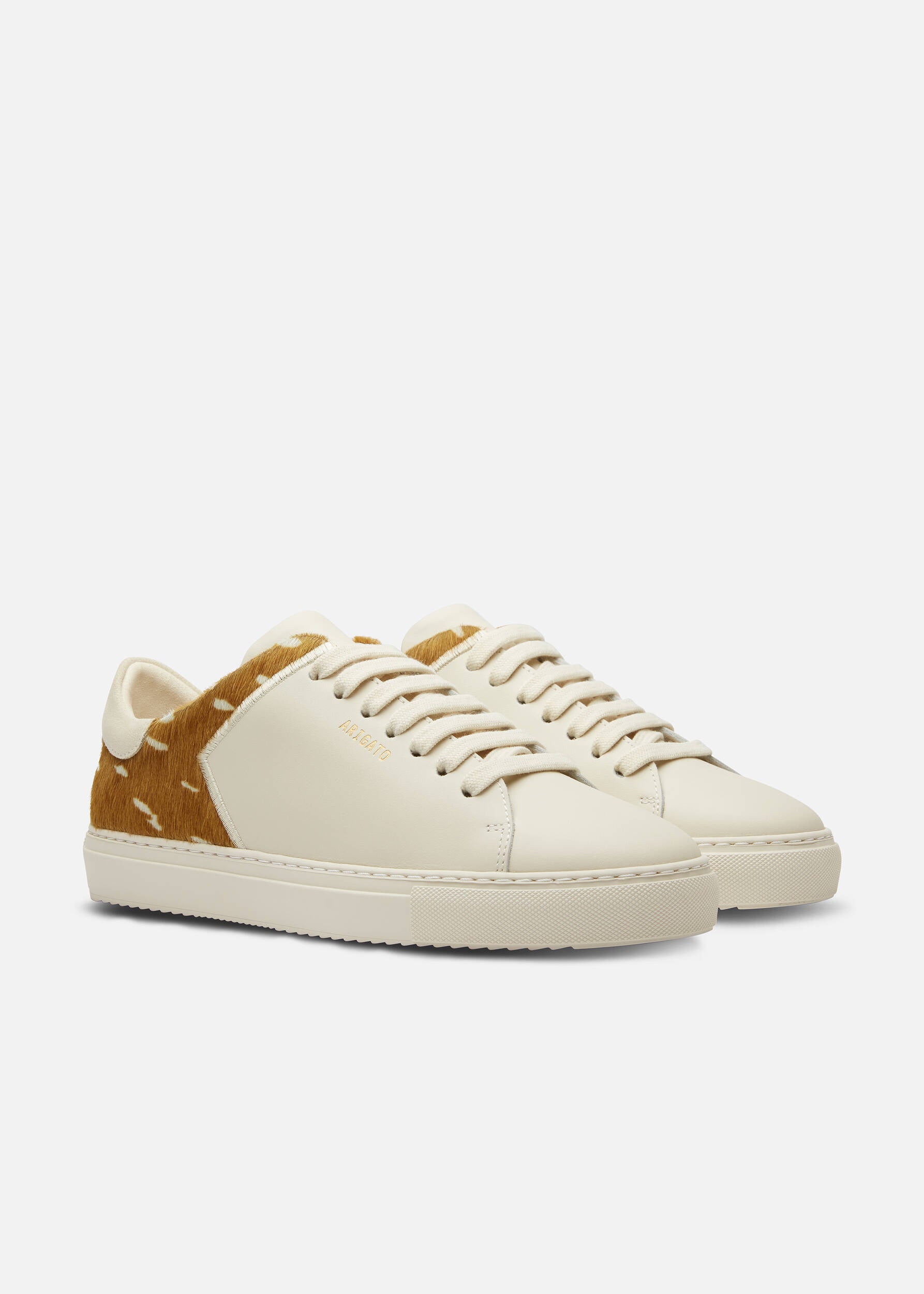 Clean 90 Split Sneaker - Off White/Brown