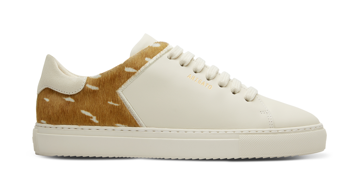 Clean 90 Split Sneaker - Off White/Brown