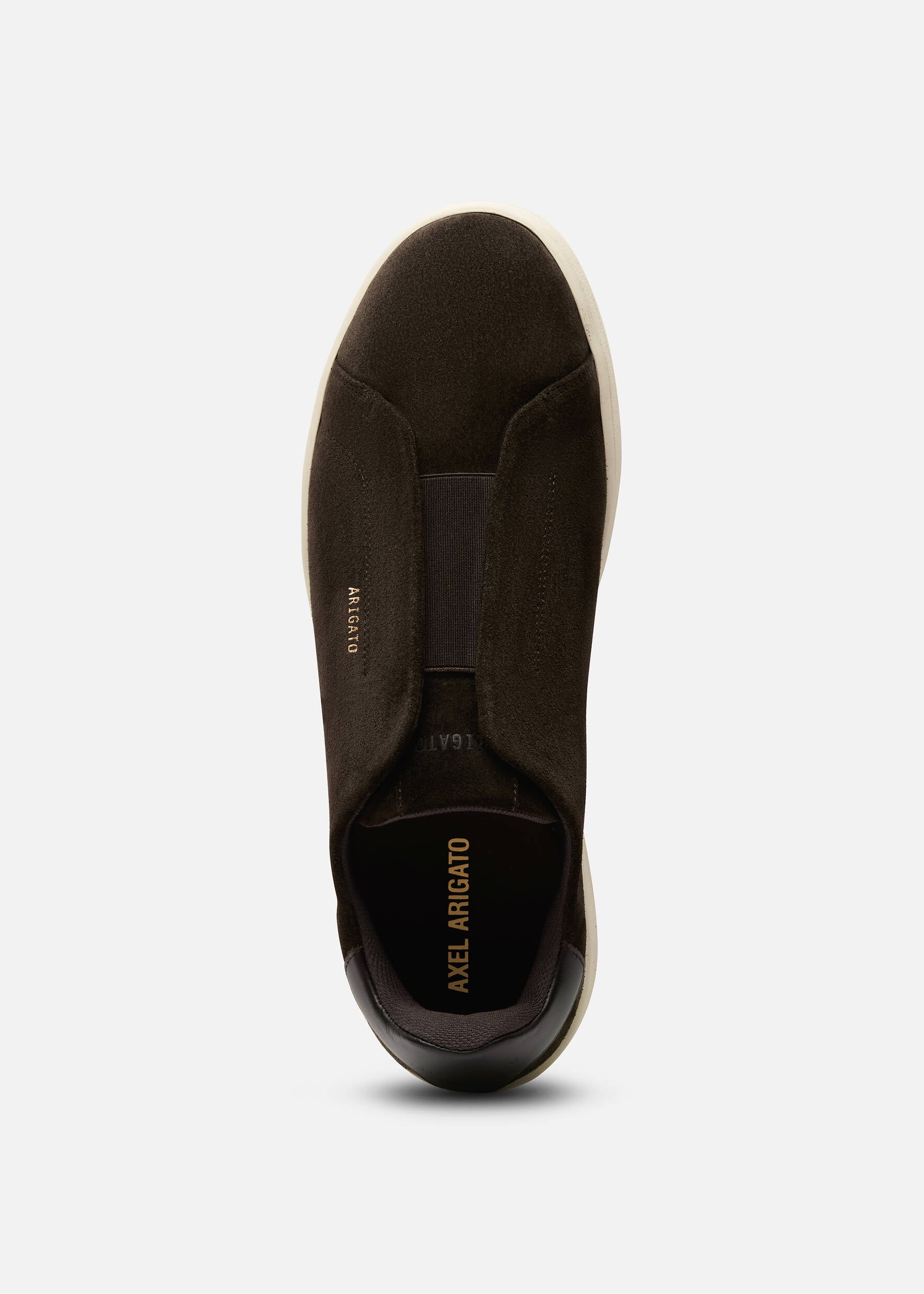 Dice Laceless Sneaker - Dark Brown/Off White
