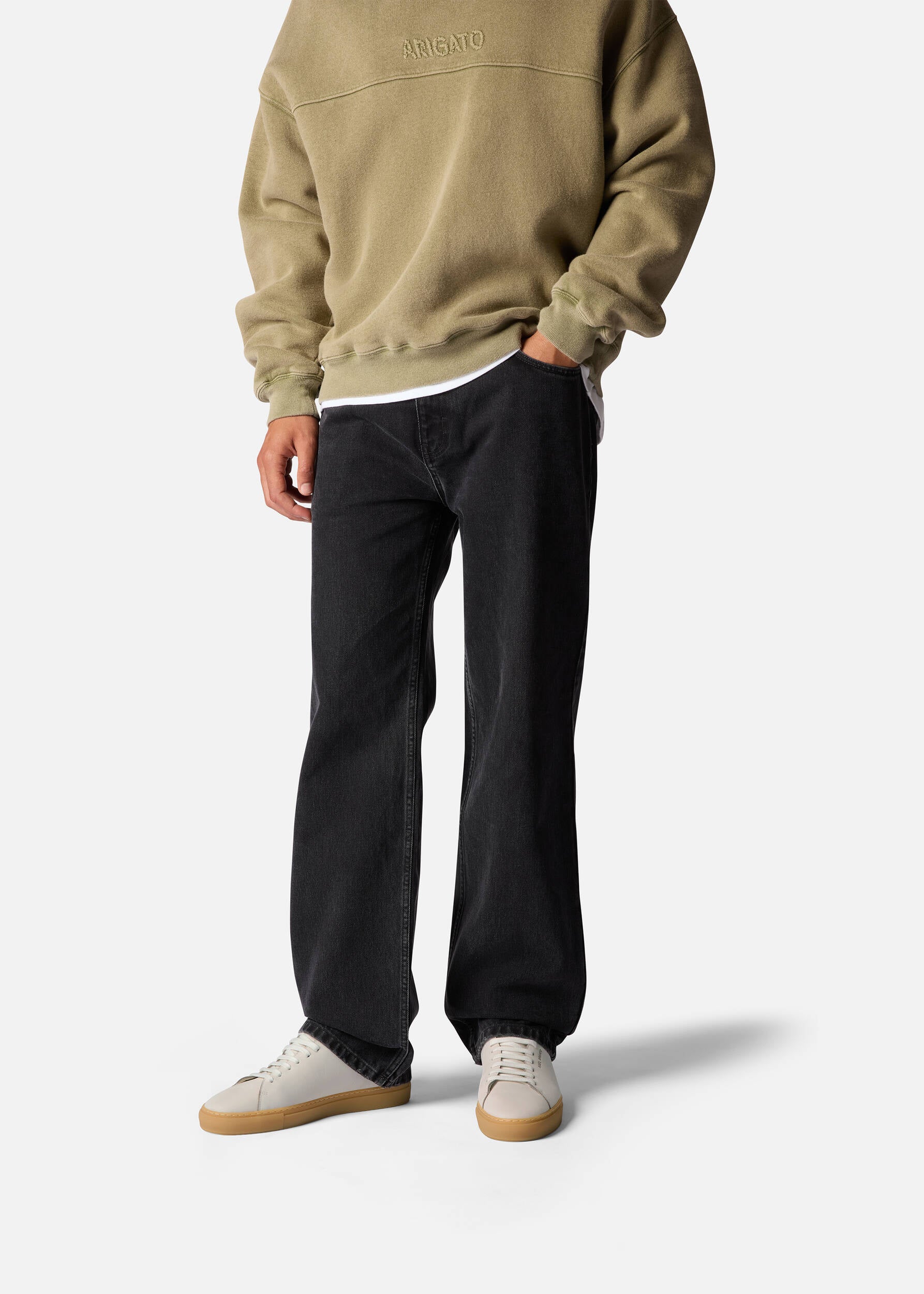 Clean 90 Sneaker - Off White/Taupe